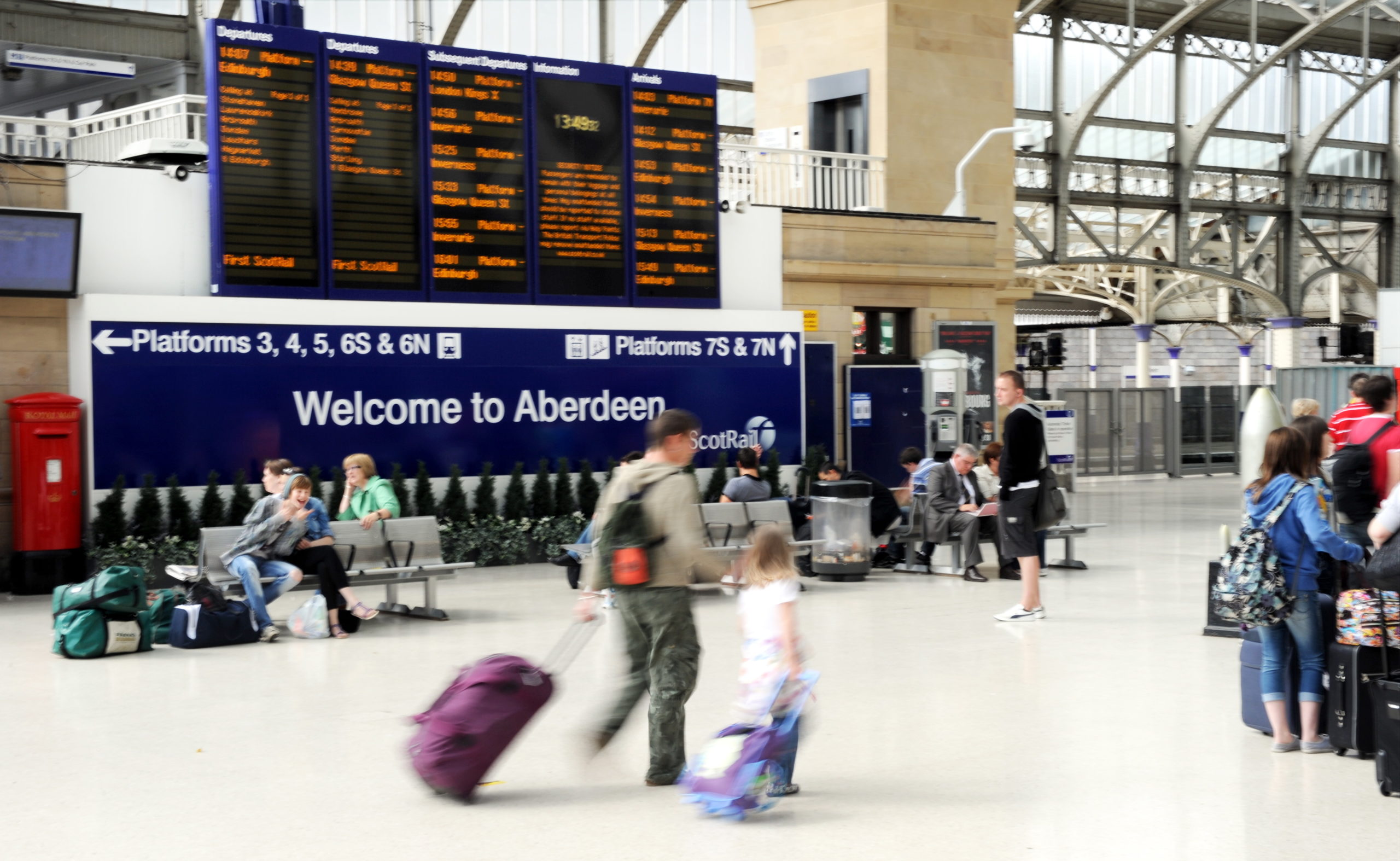 Improvements:  The rail line between Aberdeen and Inverness will be improved.