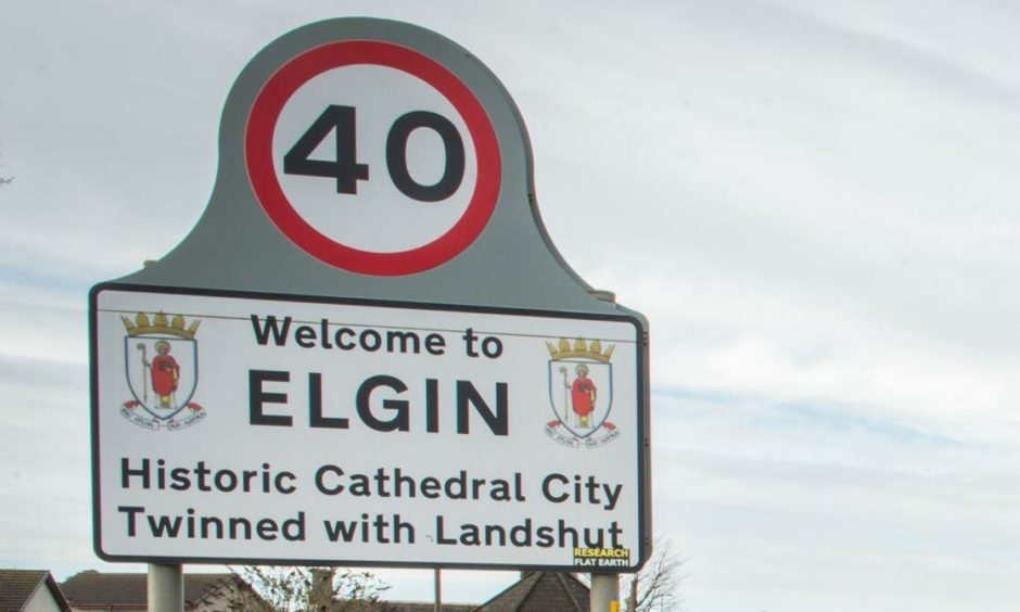 Welcome to Elgin sign