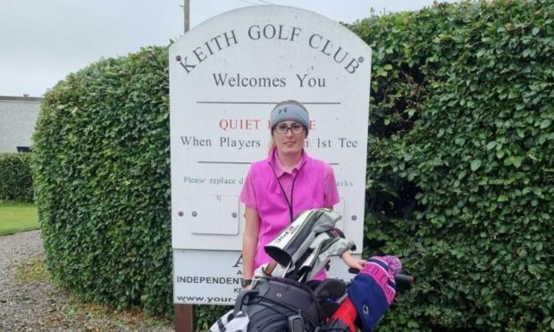 Emma Logie, of Keith Golf Club.