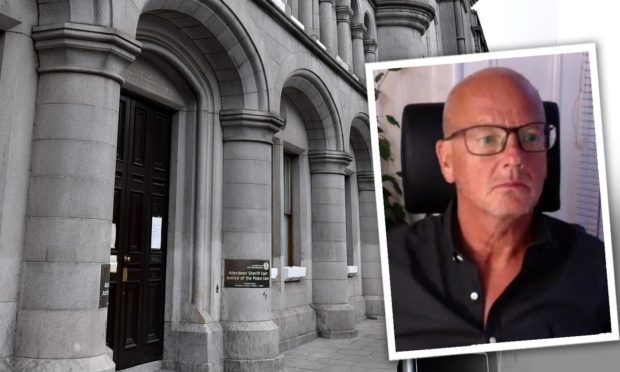 Gary Sutherland appeared at Aberdeen Sheriff Court