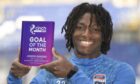 Ross County's Joseph Hungbo has won cinch goal of the month for October.