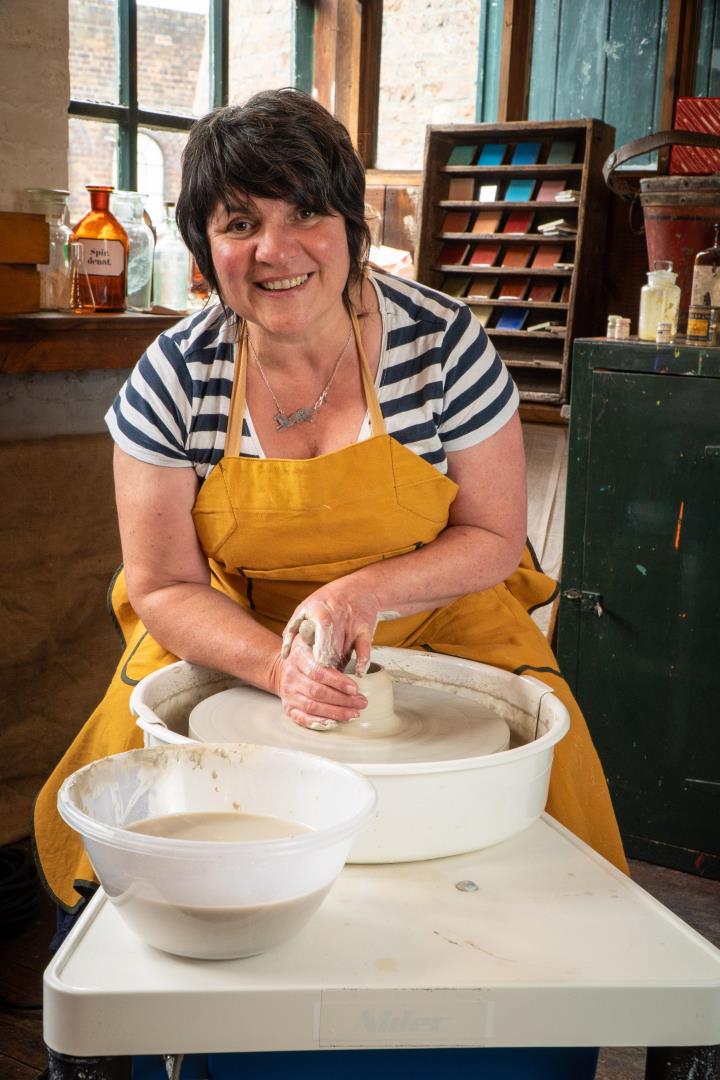 Susan Macinnes, from Aberdeenshire, is one of the participants on The Great Pottery Throw Down