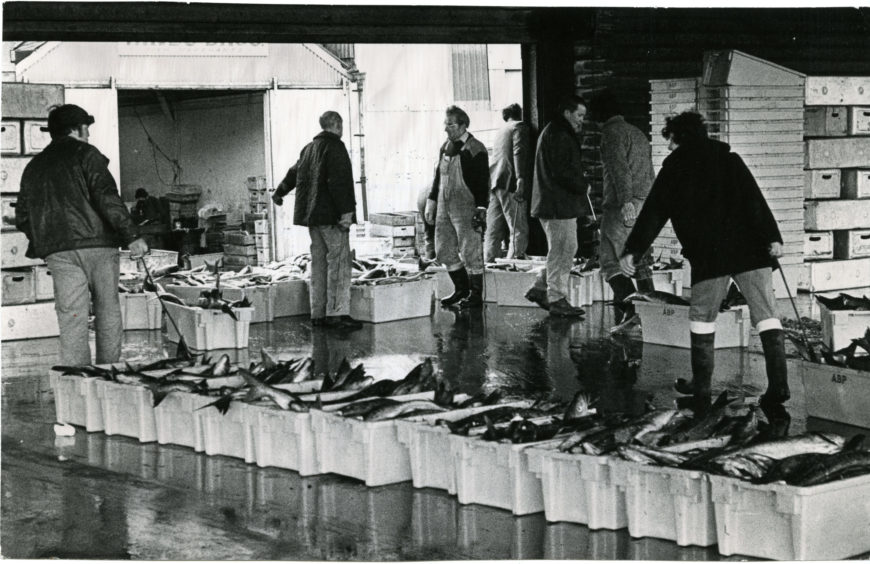 1976: Aberdeen Fish Market.