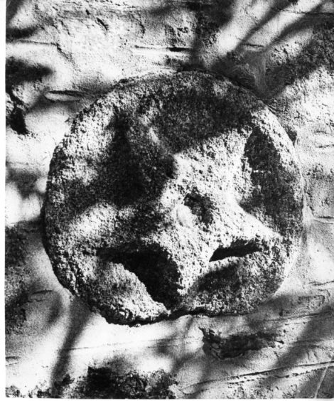 1980: Star shaped stone in St Machar Cathedral wall marking location of Sir William Wallace's arm.