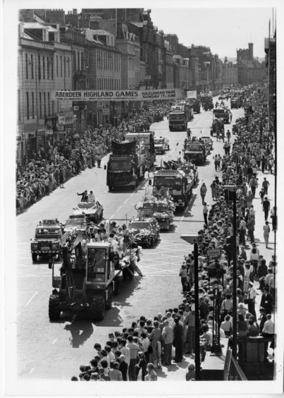 1984: Aberdeen Festival Parade.