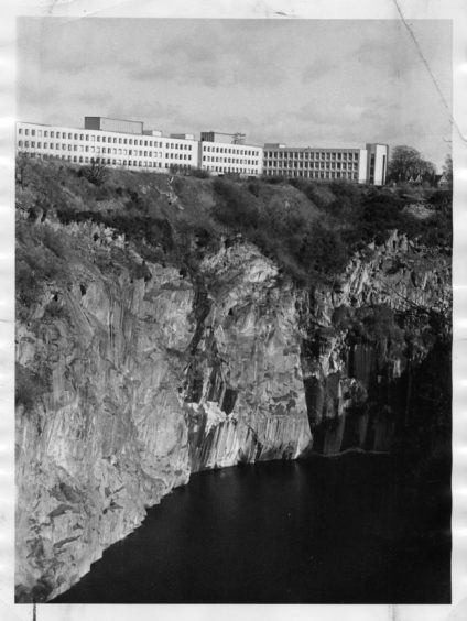 1985: Rubislaw Quarry, Aberdeen.