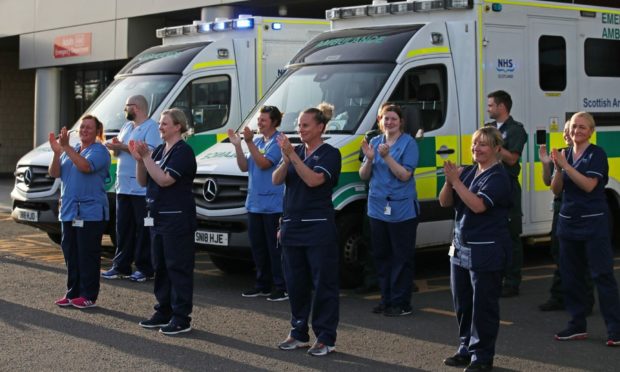 NHS staff have been praised for their work during the Covid pandemic. Photo: PA