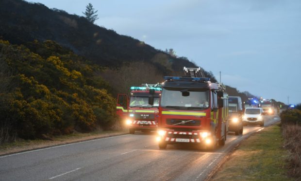 Emergency services were called to an incident near Portsoy at around 10.55am yesterday.