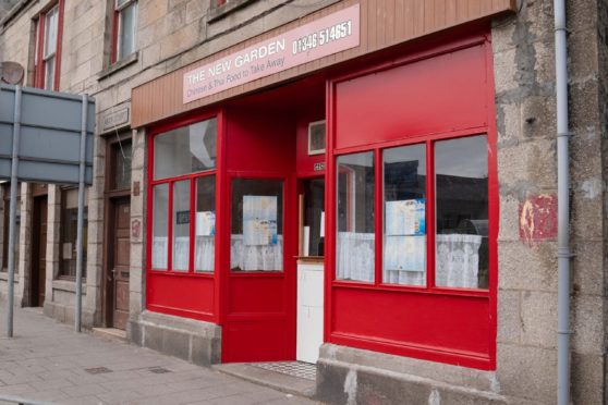 The New Garden Chinese Takeaway, Fraserburgh.