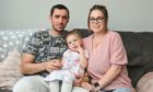 Mum Danielle Beaton, husband Michael Beaton and daughter Anna Beaton who was conceived previously through successful IVF treatment. Pictures by Jason Hedges.