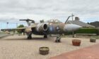 A Buccaneer fighter jet used to be at the spot near the Elgin petrol station. Image: Jason Hedges/DCT Thomson