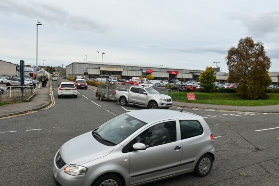 There are concerns construction traffic for an affordable housing development in Elgin will add to congestion problems on Edgar Road, and increase the risk of accidents. Image: Jason Hedges/DC Thomson