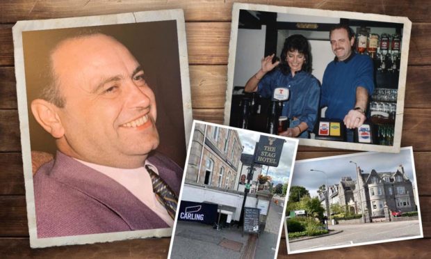 The face of Banchory's pubs and hotels for almost 40 years: Jim Rooney.