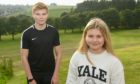 15-year-old Alfie Fraser raced to Evie Collie's side after she was left seriously injured after sliding down a steep hill at Westhill Golf Club in February. Photos: Kenny Elrick/DCT Media