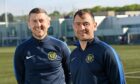 Co-managers Jamie Watt, right, and Roy McBain are trying to take Banks o' Dee into the Scottish Cup fourth round for the first time