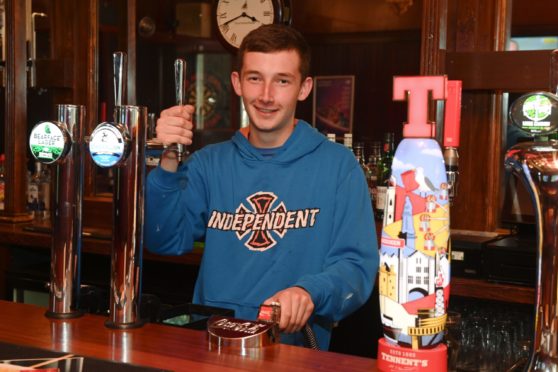 Owner Jono Tosh is looking forward to pulling customers of the Red Lion their first pint in 18 months