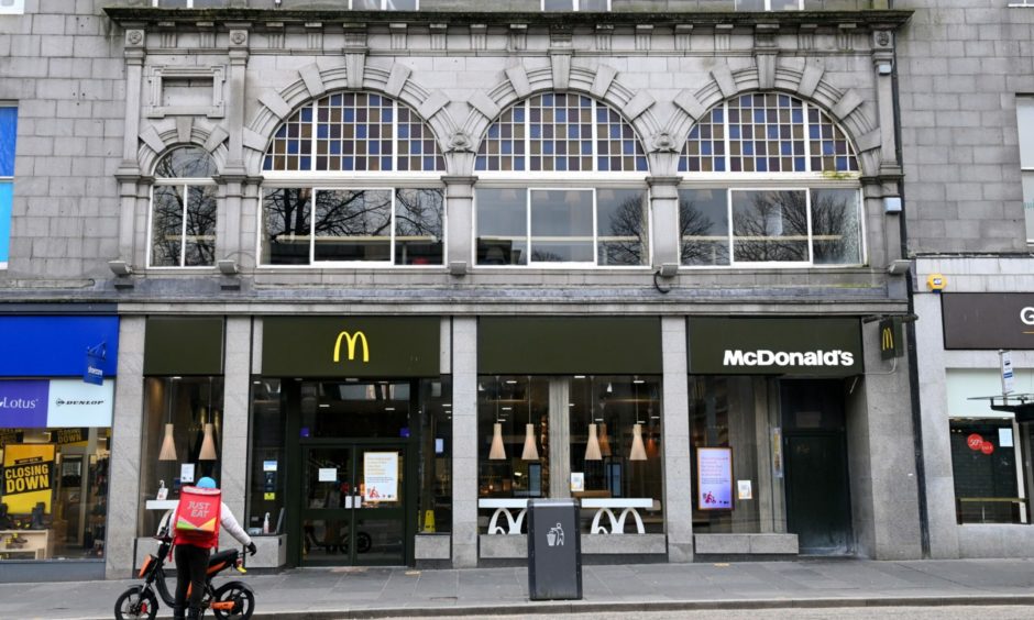 McDonald's Union Street, Aberdeen.