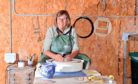Fiona Leask runs Fifi's Pottery from her home studio in Insch.