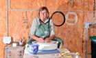 Fiona Leask runs Fifi's Pottery from her home studio in Insch.