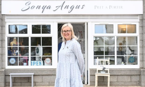Dream come true: Sonya Angus turned her childhood dream into reality when she opened her own boutique.