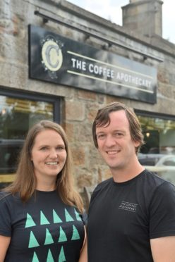 Owners Jonny and Ali of Coffee Apothecary