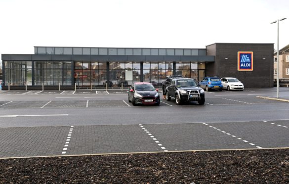 Some of the shoplifting took place at Aldi in Peterhead.