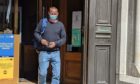 Kim Twidale leaving Aberdeen Sheriff Court.