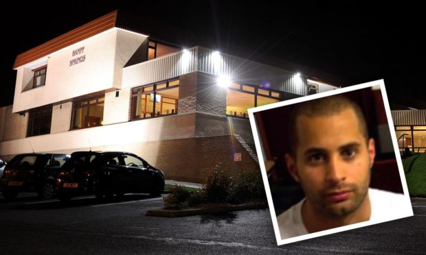 Kristofor Keith assaulted his victim outside the Banff Springs Hotel