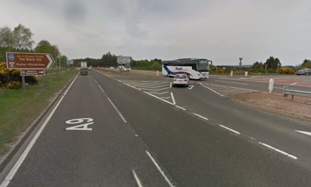 To go with story by Lauren Taylor. A woman has died following a crash on the A9 near the Munlochy junction Picture shows; Munlochy Junction. A9. Supplied by Google Maps Date; 20/11/2021