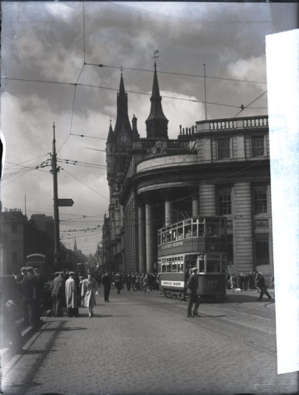 1948: A view of the Bridge of Don, Aberdeen.