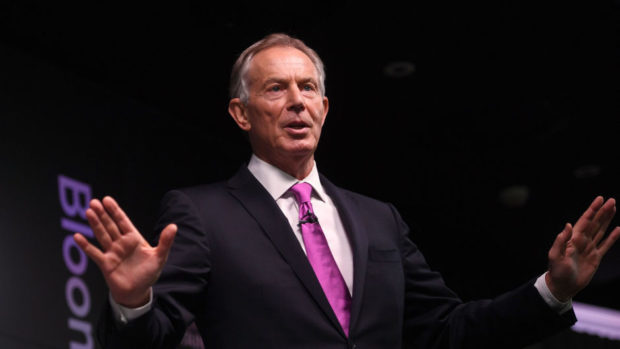 Former Labour Prime Minister Tony Blair.