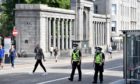 Police arrested the man in an Aberdeen city centre churchyard