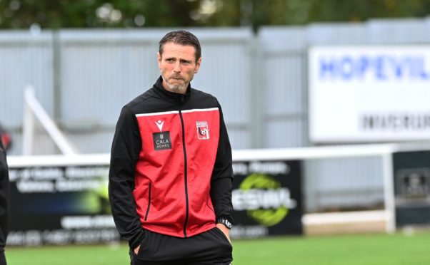 Richard Hastings' last game in charge of Inverurie Locos was Saturday's 4-2 loss at home to Clachnacuddin