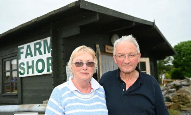 Heather and Charles Black of North Mains Farm Shop.