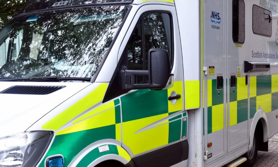 A generic picture of an ambulance