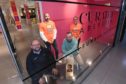 Pictured are from left, Craig Stevenson (Centre Manager at Bon Accord Centre), Darren Lynch (Curared Aberdeen Market Manager), Gary Kemp of Doric Skateboards and Sarah Bremner (Charlie House Director of Communications) at Curated Aberdeen, a new market set up inside the Bon Accord Centre.