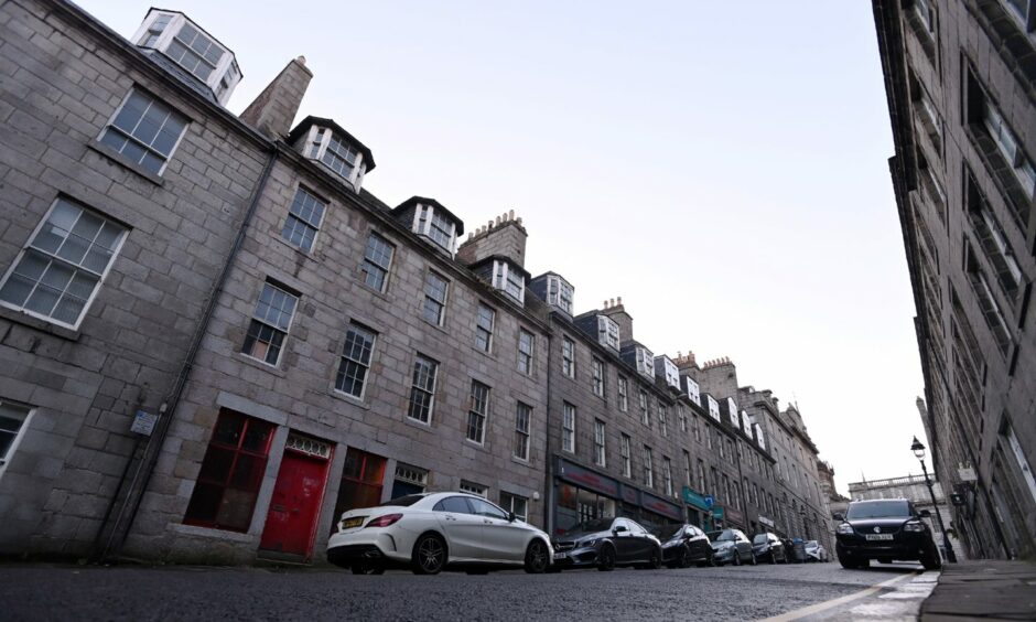 Urgent repairs were ordered at 28-32 Marischal Street, Provost Young's House, last month.