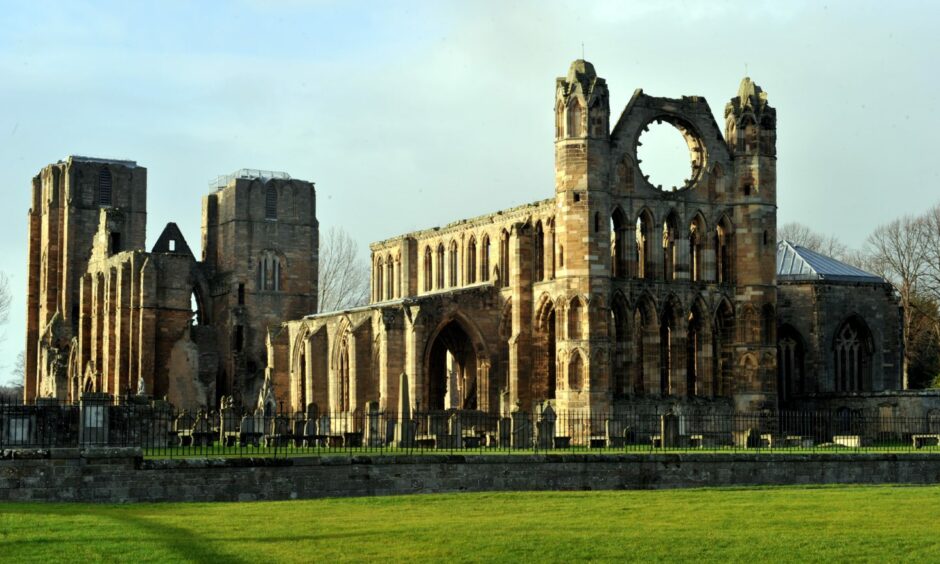An image of Elgin Cathedral. 
