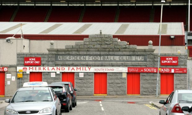 Pittodrie Stadium.