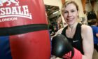 Clare McIntosh at Inverness City Boxing Club.