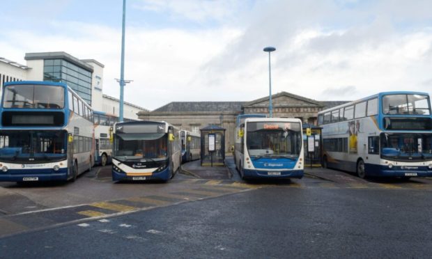 Inverness bus station. Image: Sandy McCook / DC Thomson.