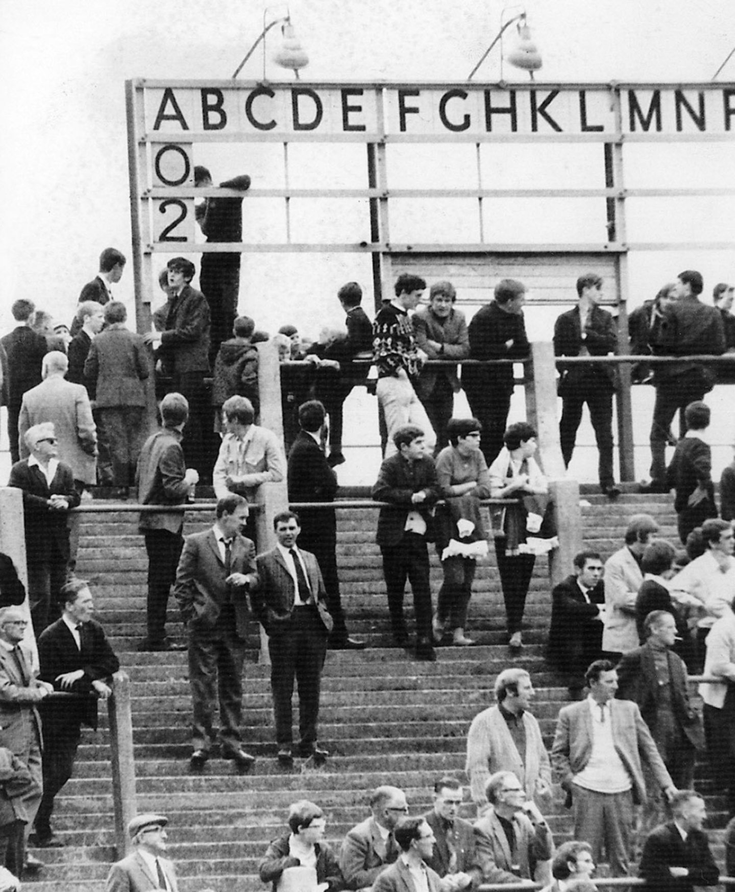 There were no more fans on the terracing at Pittodrie after 1978.