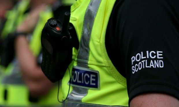 Police Scotland stock image