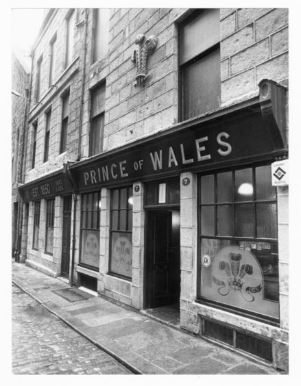1987 - The Prince of Wales pub, in St Nicholas Lane, has remained little changed over the years