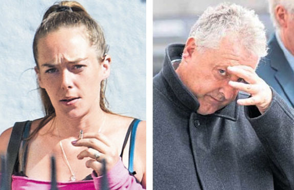 Frank James was jailed for nine months and Michelle Wood was handed an unpaid work order