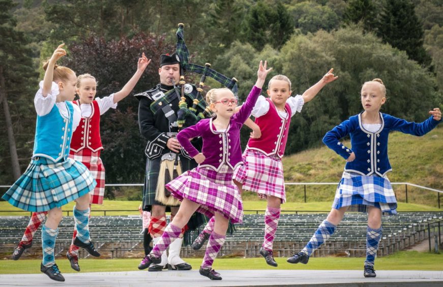Highland dancers added colour to the event. Photo: Jane Barlow