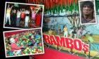 Ramboland was a jungle-themed adventure park at Codona's amusement park at the beach.