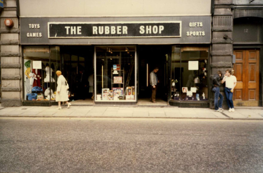 The Rubber Shop on George Street - 1986