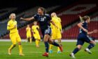 Scotland's last qualifier against Ukraine finished 1-1, after a late equaliser from Abi Harrison.