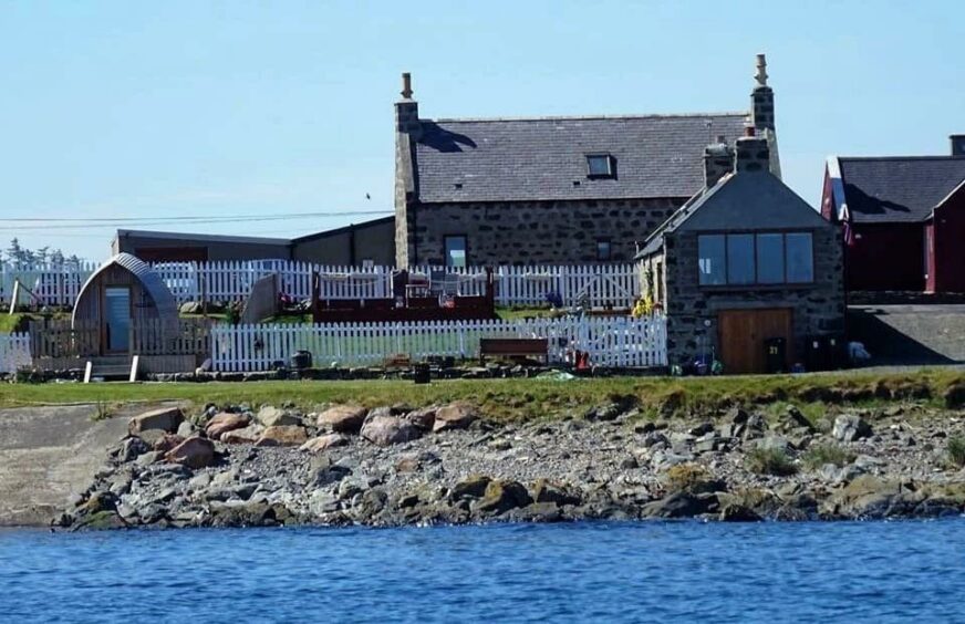 Seafront Cottages in Pitullie, near Fraserburgh